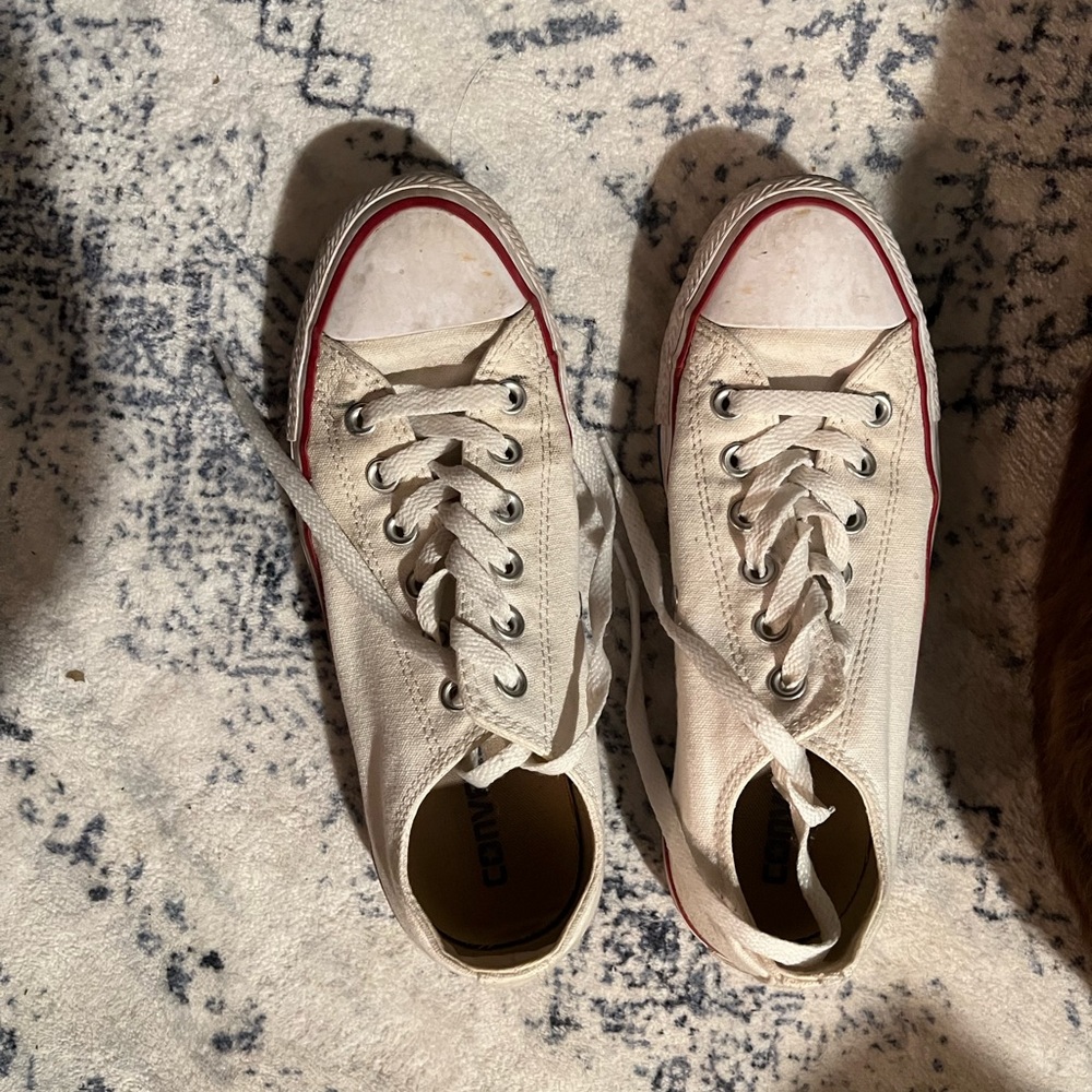 White converse chuck taylors